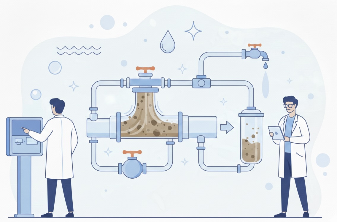Innowacyjne rozwiązania usuwania osadów z instalacji - Bezpieczna Woda